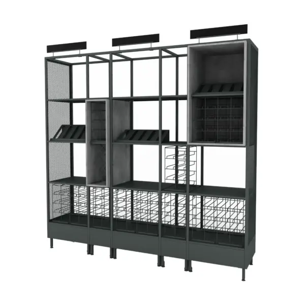 ARCHIW Fachada — Expositor Frontal Modular para Vinos y Licores
