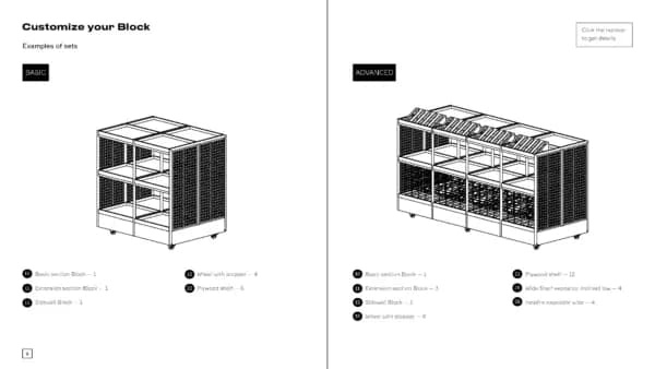 ARCHIW BLOCK — Expositor Modular para Botellas | 1061 mm