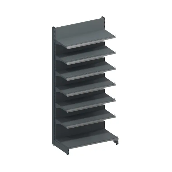 Sistema KM 25mm — Estantería Modular Ligera para Tiendas y Boutiques