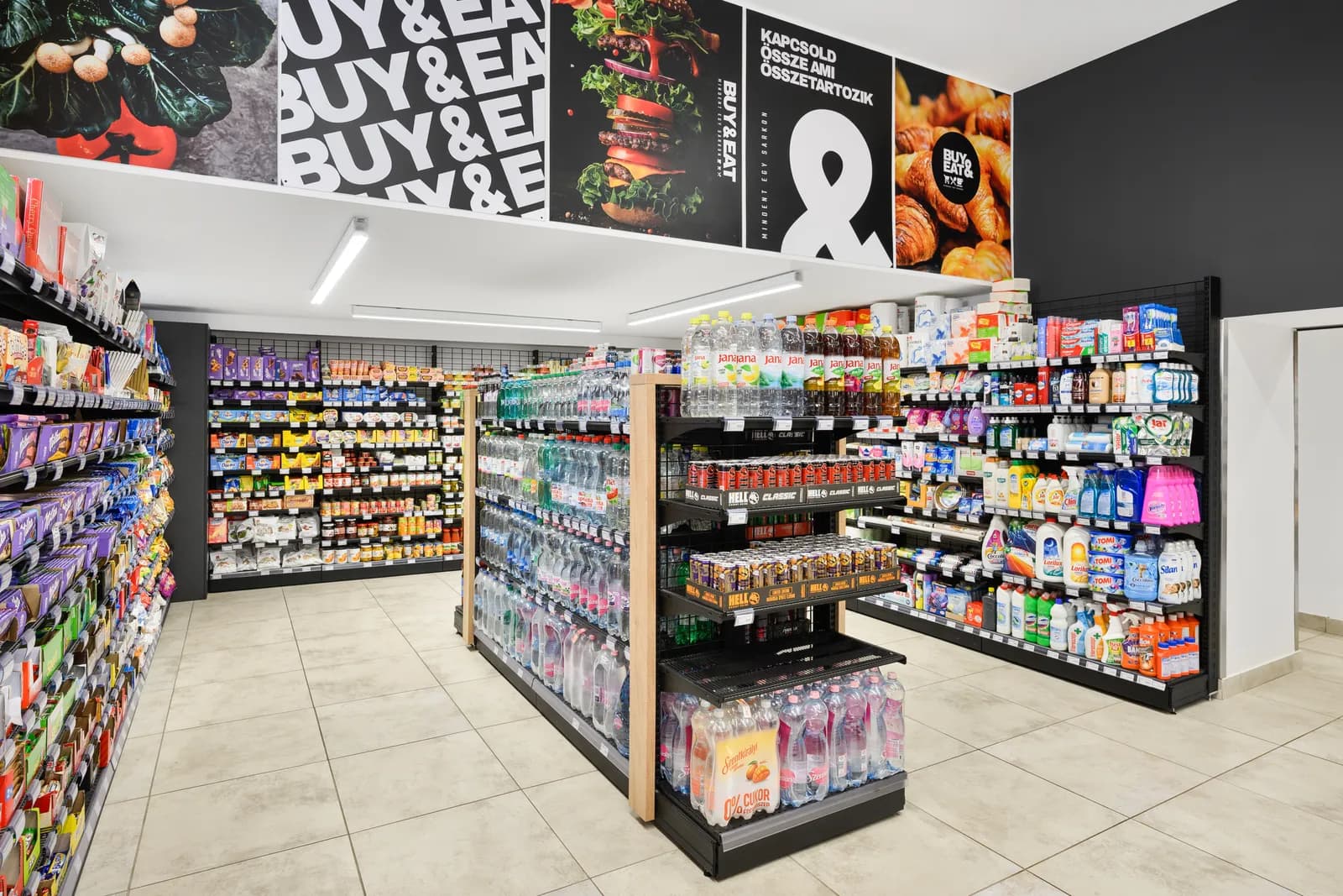 Proyecto de tienda de conveniencia Buy&Eat Hungría