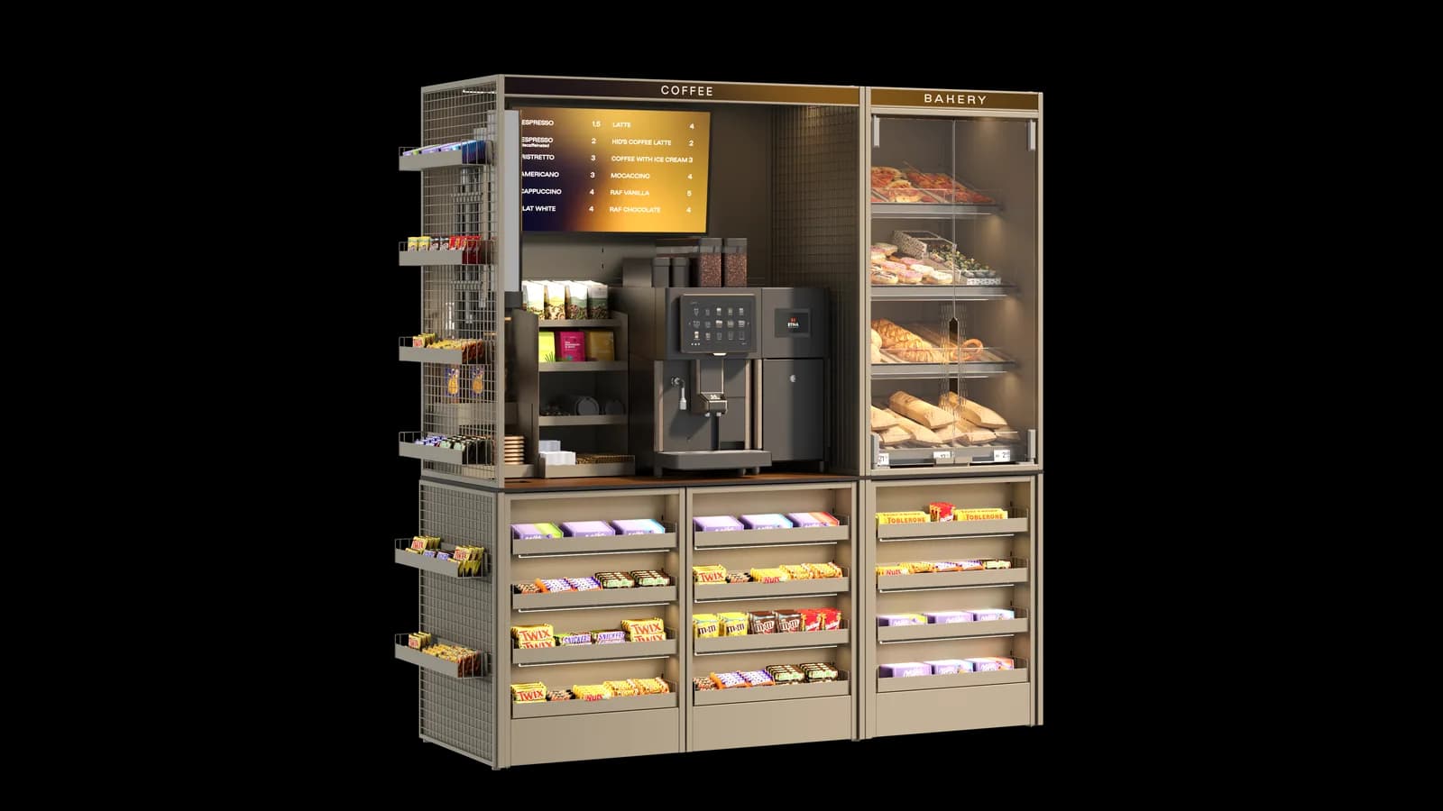 COFFICE con café, bakery y snacks