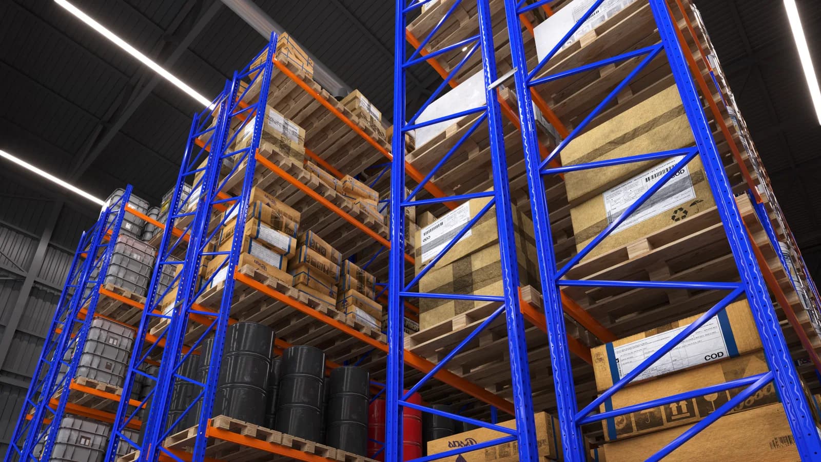 Pallet Rack frontal para centro logistico