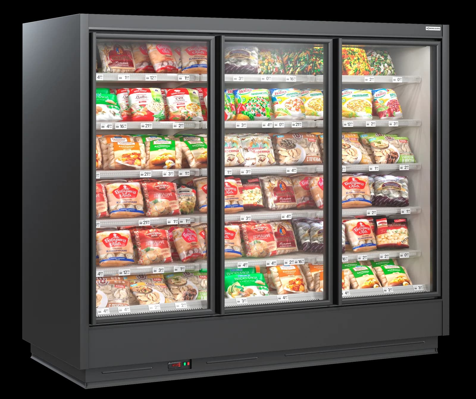 COOLES Freeze — Mural Congelados Plug-in | Modex Market expositor frigorífico — Modex Market España