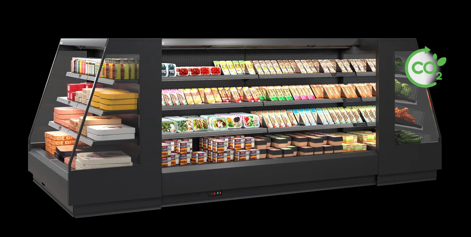 COOLES Semi — Vitrina Semifrigorífica Plug-in | Modex Market expositor frigorífico — Modex Market España