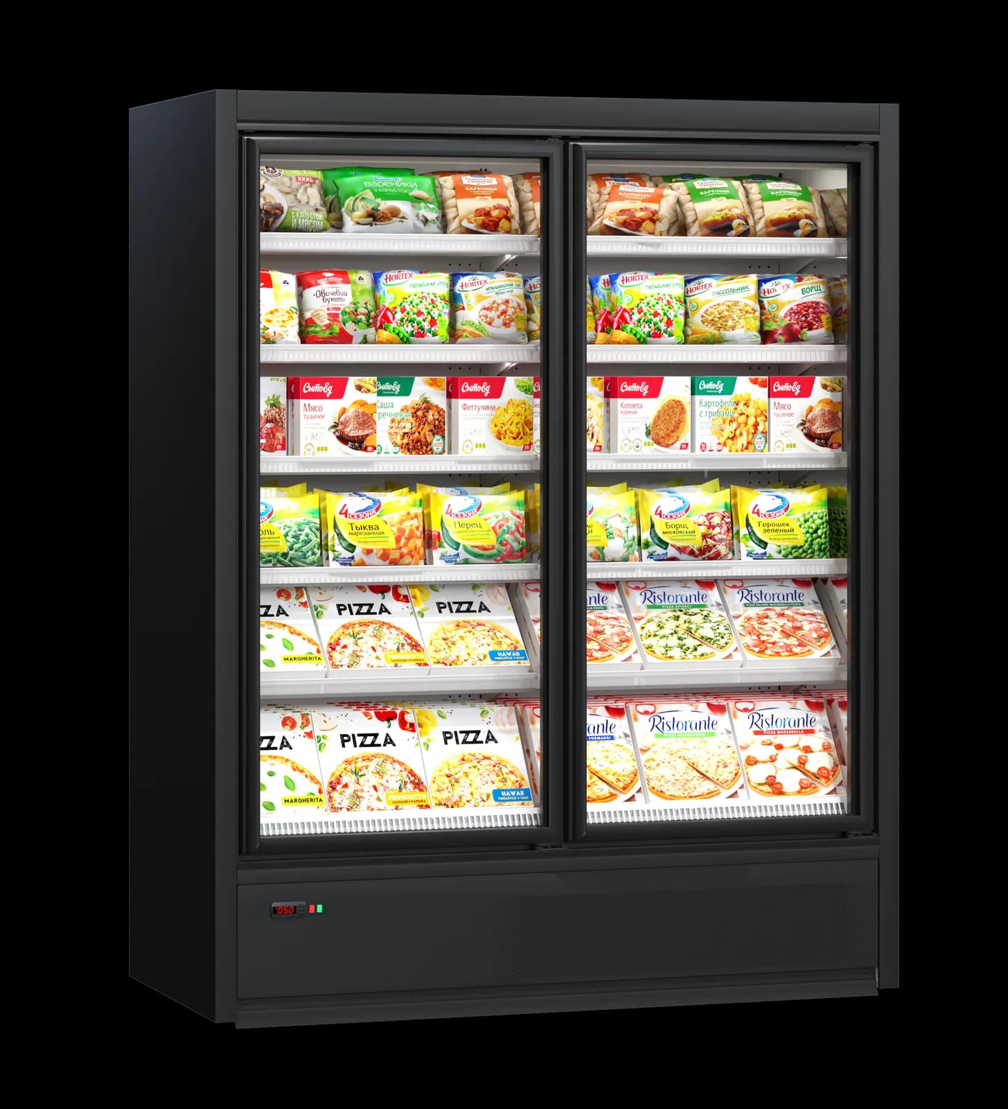 Cooles Slim Freeze — Vitrina Frigorífica Congelación Plug-in | Modex Market expositor frigorífico — Modex Market España