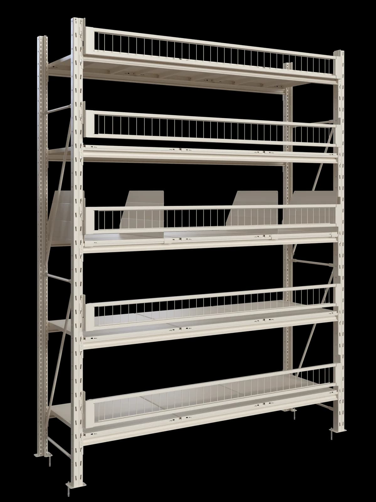 mini rack 4m blanco back a