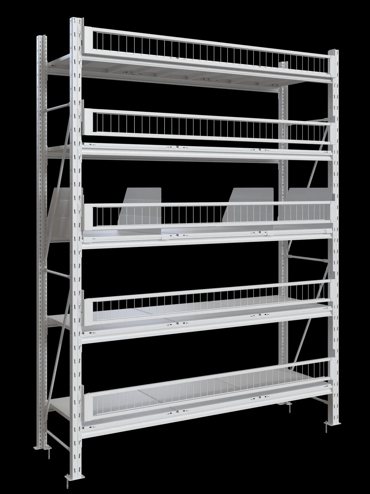 mini rack 4m gris back a