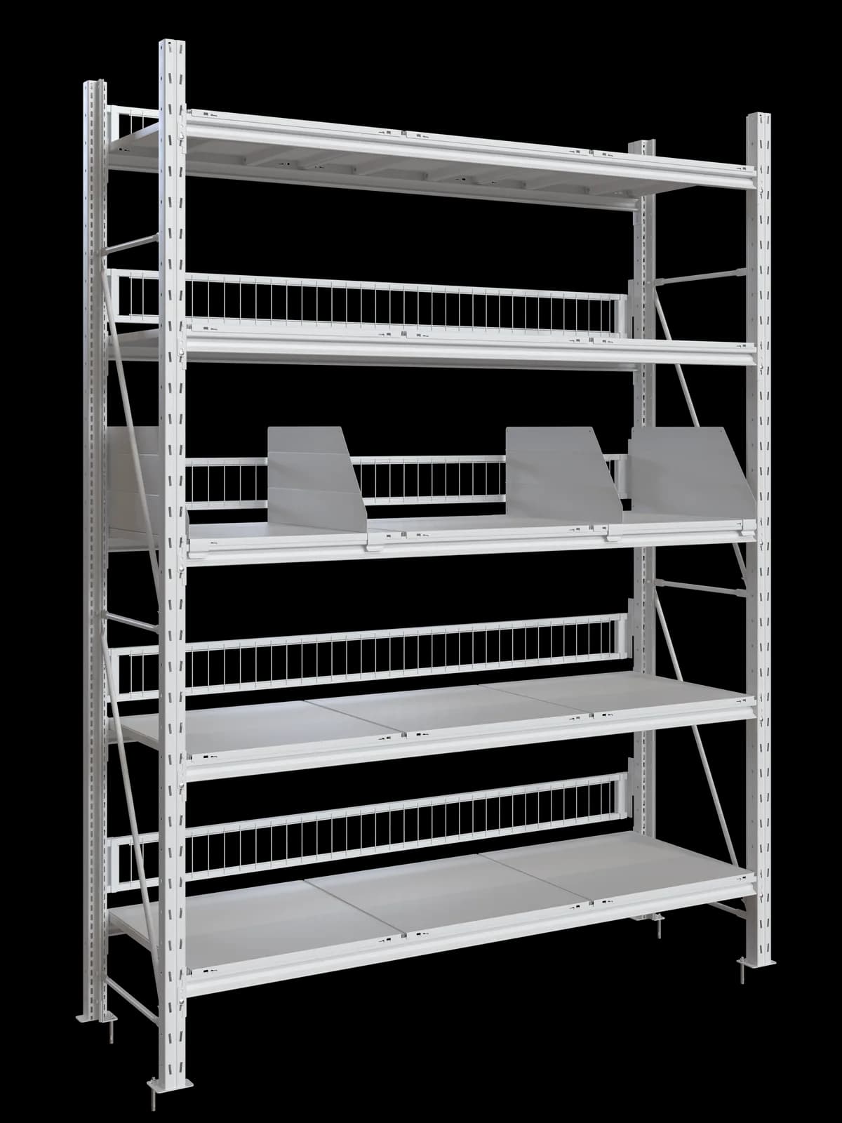 mini rack 4m gris front
