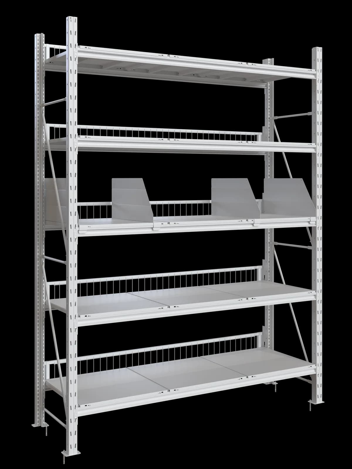mini rack 4m gris front alt