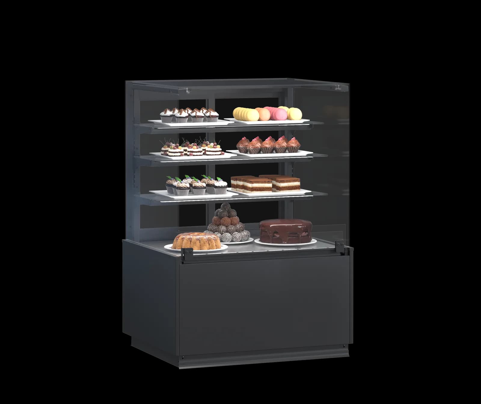 Quadros Slim Confi — Vitrina Refrigerada de Pastelería expositor frigorífico — Modex Market España