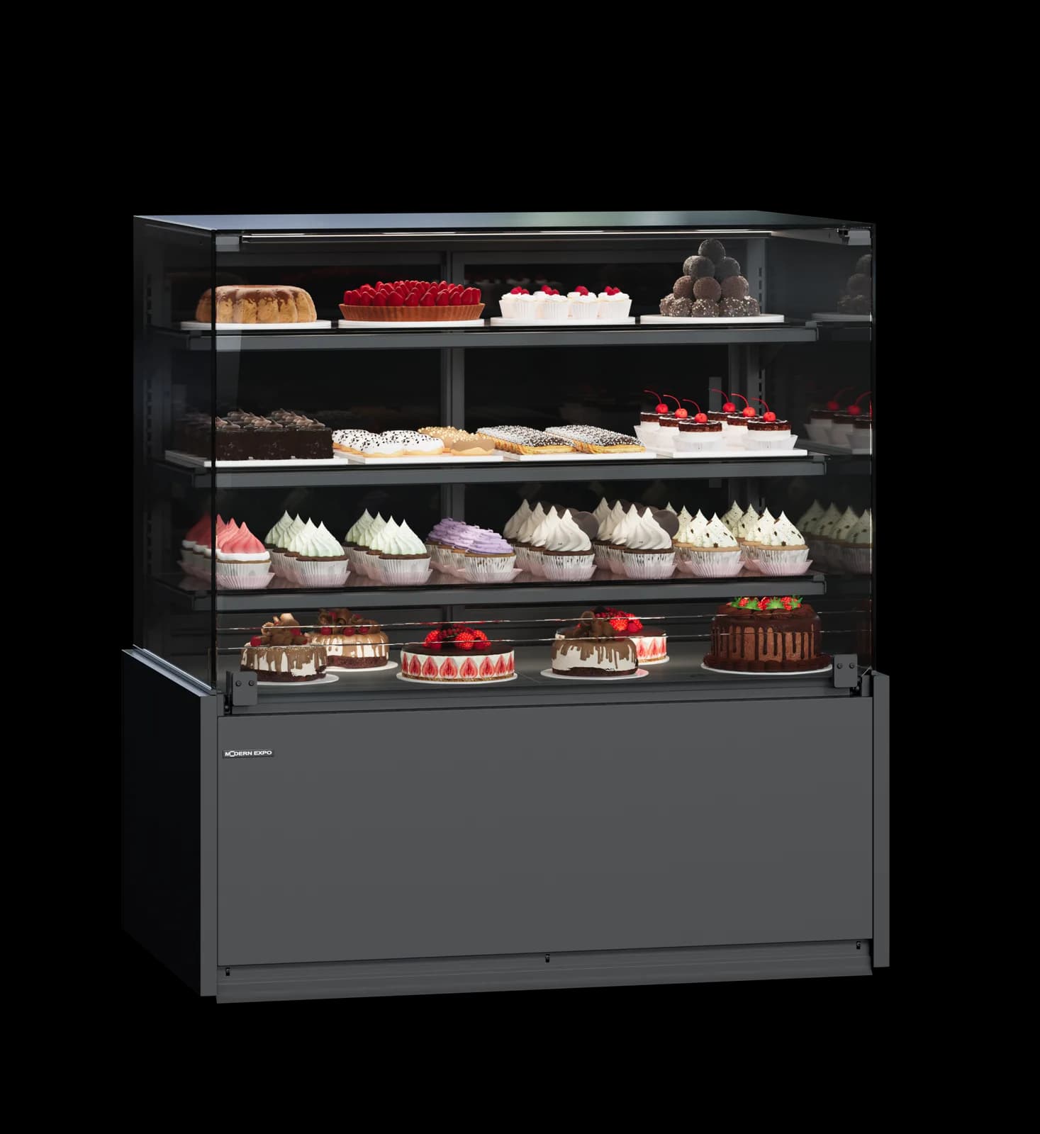 Quadros Slim Confi — Vitrina Refrigerada de Pastelería expositor frigorífico — Modex Market España