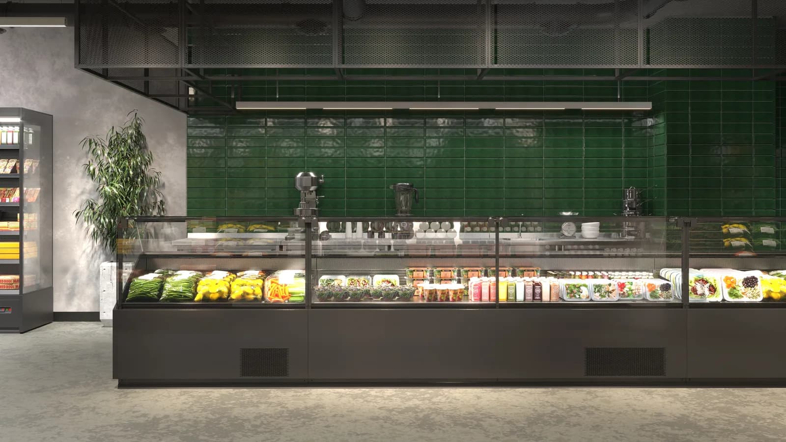 Quadros Slim — Mostrador Refrigerado Gastronómico expositor frigorífico — Modex Market España