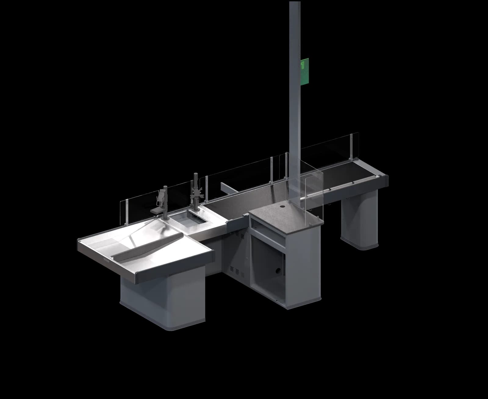 SELINE EVO — Caja para Cash & Carry — RAL 1018 / RAL 7016