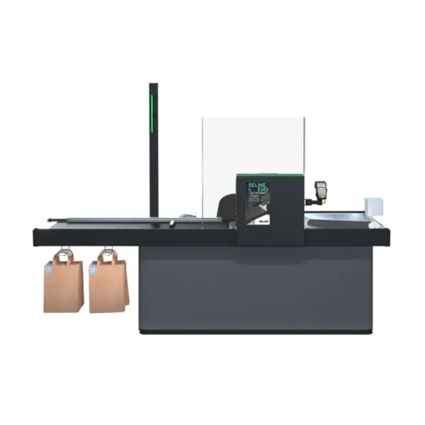 Belted Checkouts — Caja Registradora con Cinta Transportadora