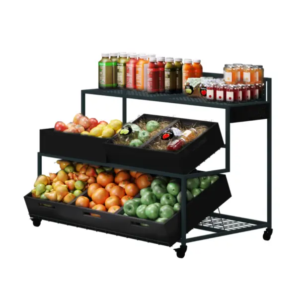 Greora Escalera — Expositor Escalonado para Frutas y Verduras 4