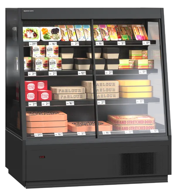 COOLES VR125 2P — Vitrina Vertical Refrigerada | 1250 mm | -1°C a +7°C