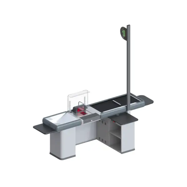 PULSAR 3800 — Mostrador de Caja Modular | 3800 mm