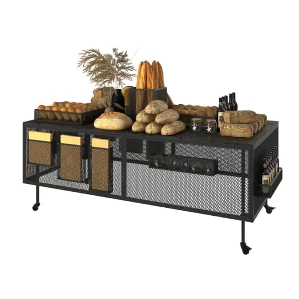 QUADROS FA120 — Góndola Técnica para Farmacia | 1200 mm