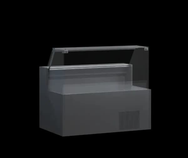 QUADROS SLIMSOLID 1250 — Vitrina Refrigerada Semi-Vertical | 1250 mm | -1°C a +7°C