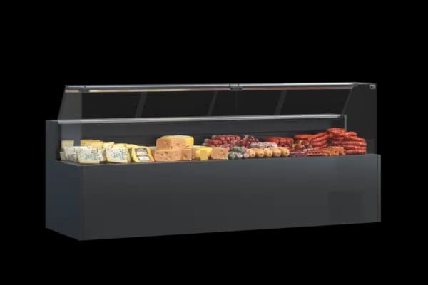 QUADROS SLIMSOLID 2500 — Vitrina Refrigerada Semi-Vertical | 2500 mm | -1°C a +7°C