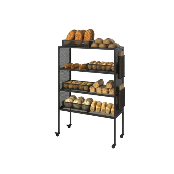 QUADROS SM090 — Góndola Modular para Supermercado | 900 mm