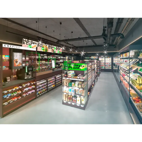 QUADROS SM120 — Góndola Modular para Supermercado | 1200 mm