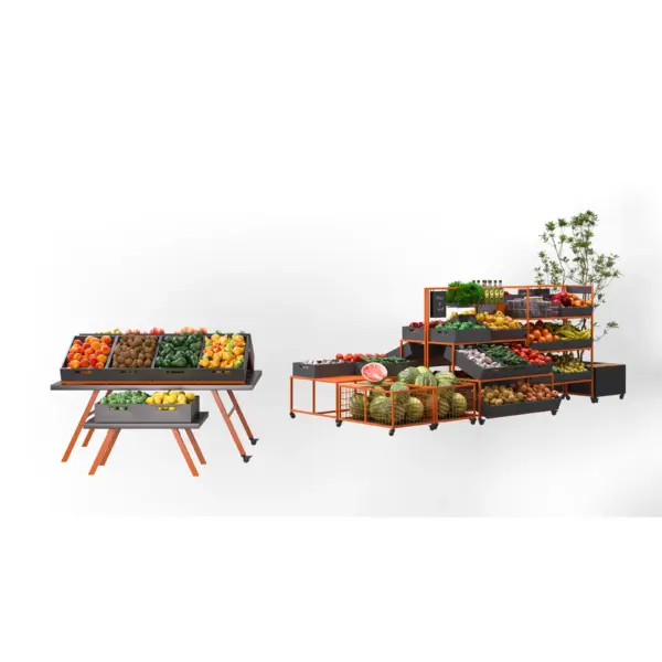 QUADROS SM180 — Góndola Modular para Supermercado | 1800 mm