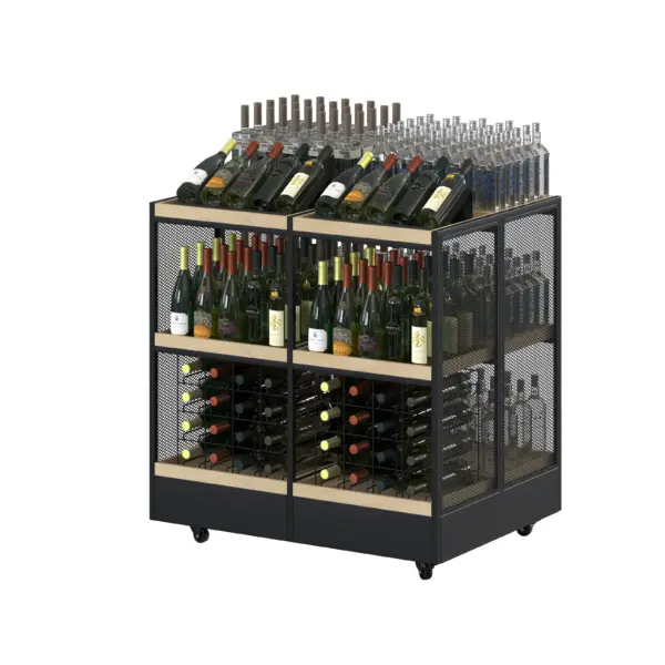 QUADROS SM240 — Góndola Modular para Supermercado | 2400 mm