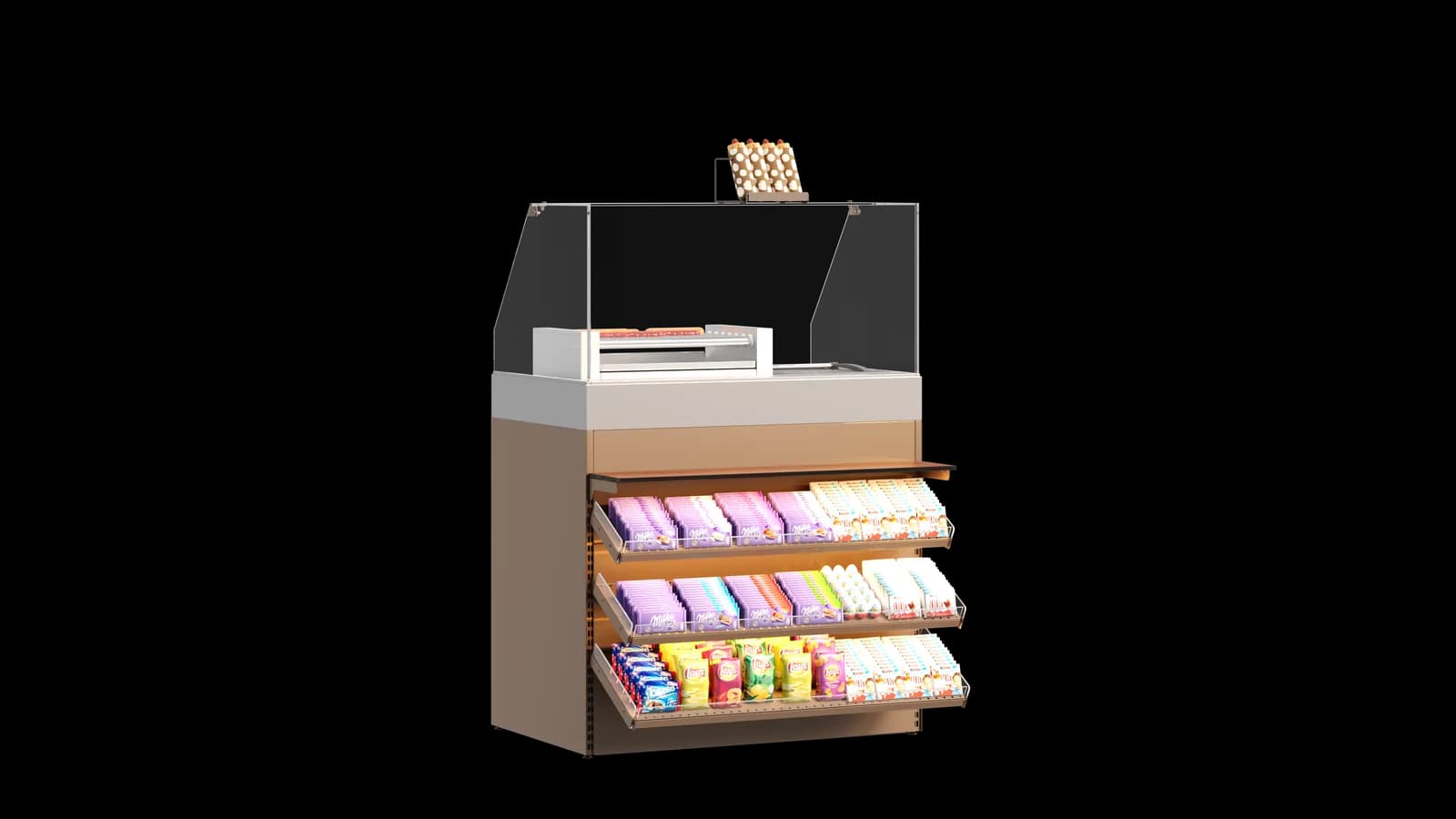 Render del módulo PULSAR Hot-dog